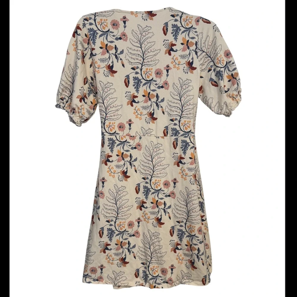 Spartina Alisa Wrap Dress - Cream Parade Floral Vine‎ Size small - Picture 3 of 4